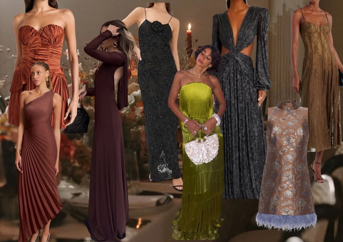 Fall wedding guest dresses to rent on Pickle